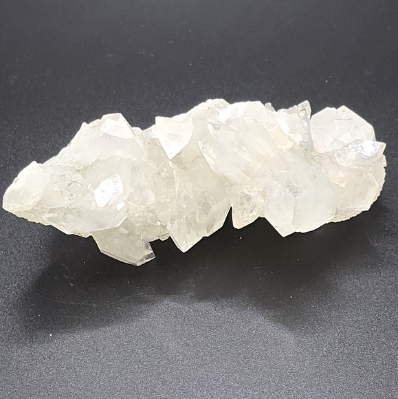 Apophyllite w/ Clear Quartz & Green Calcite - Picture 5 of 6